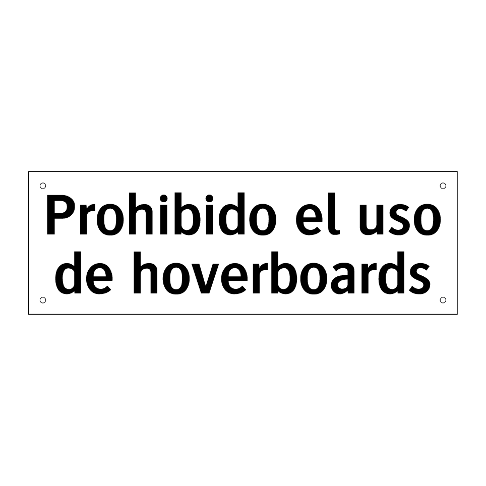 Prohibido el uso de hoverboards