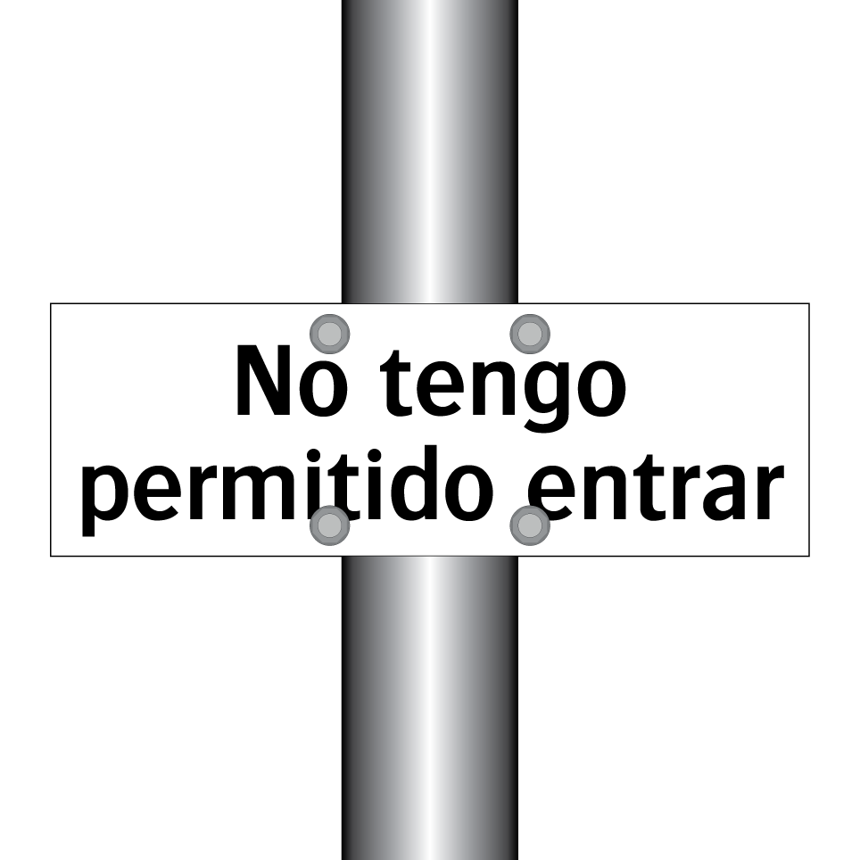 No tengo permitido entrar