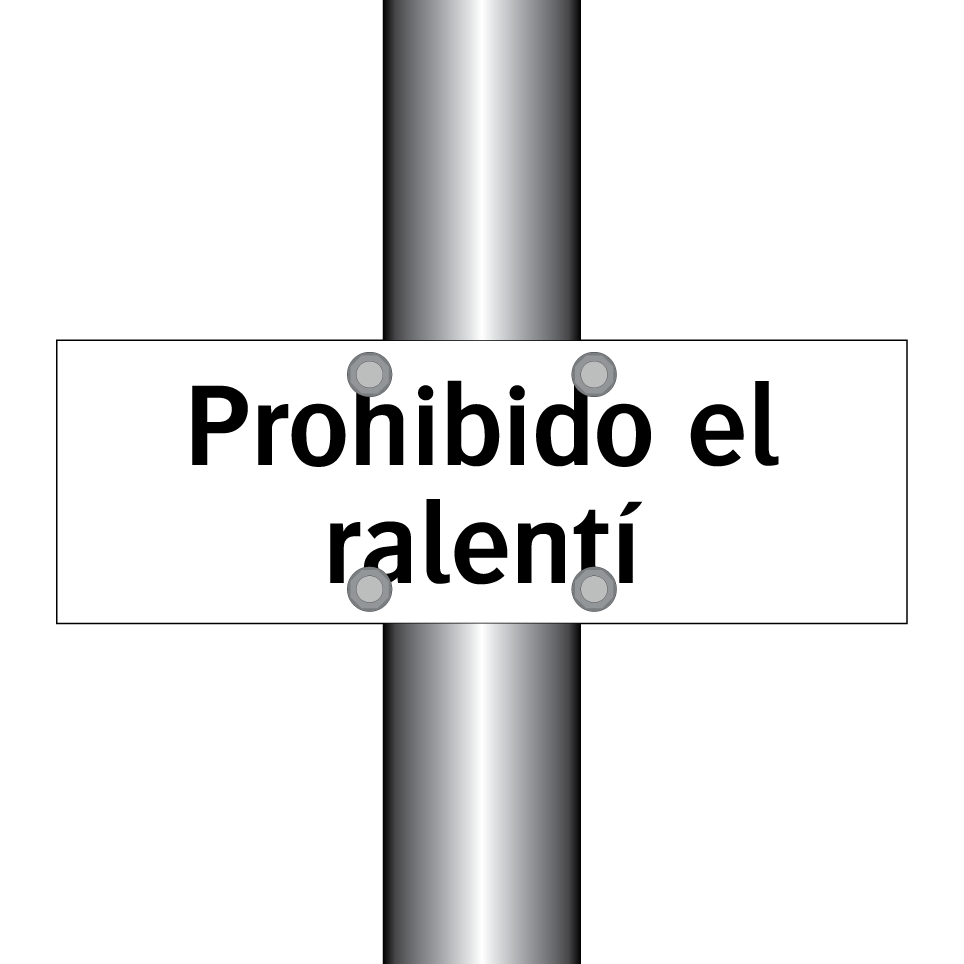 Prohibido el ralentí
