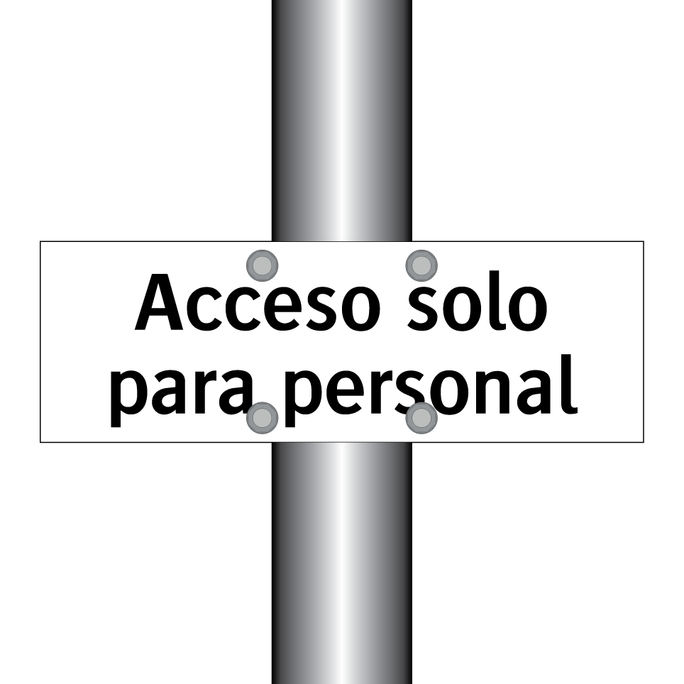 Acceso solo para personal