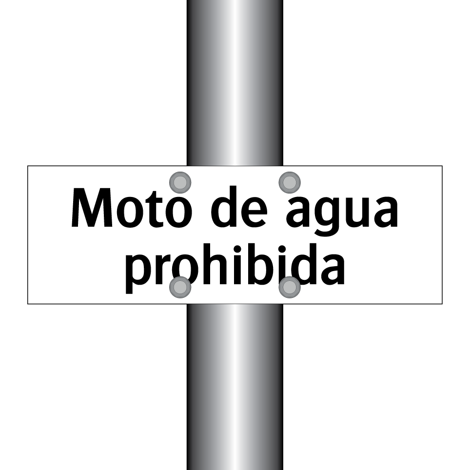 Moto de agua prohibida