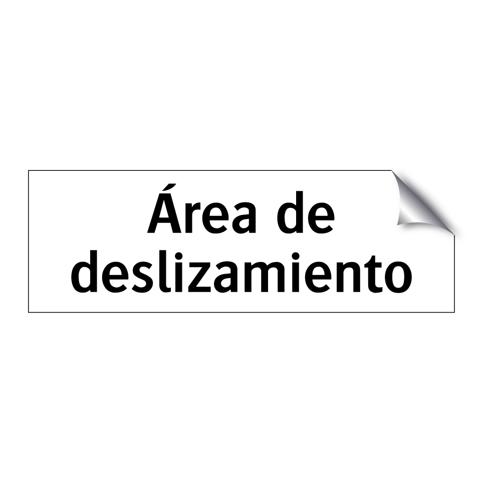 Área de deslizamiento