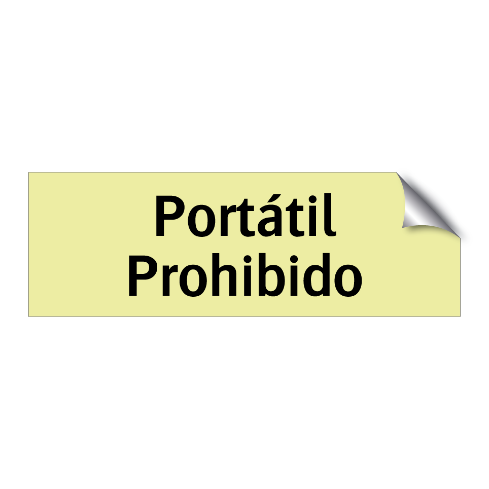Portátil Prohibido