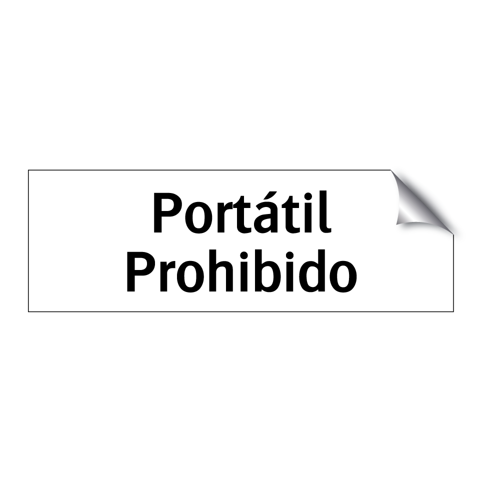 Portátil Prohibido