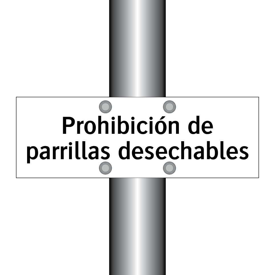 Prohibición de parrillas desechables