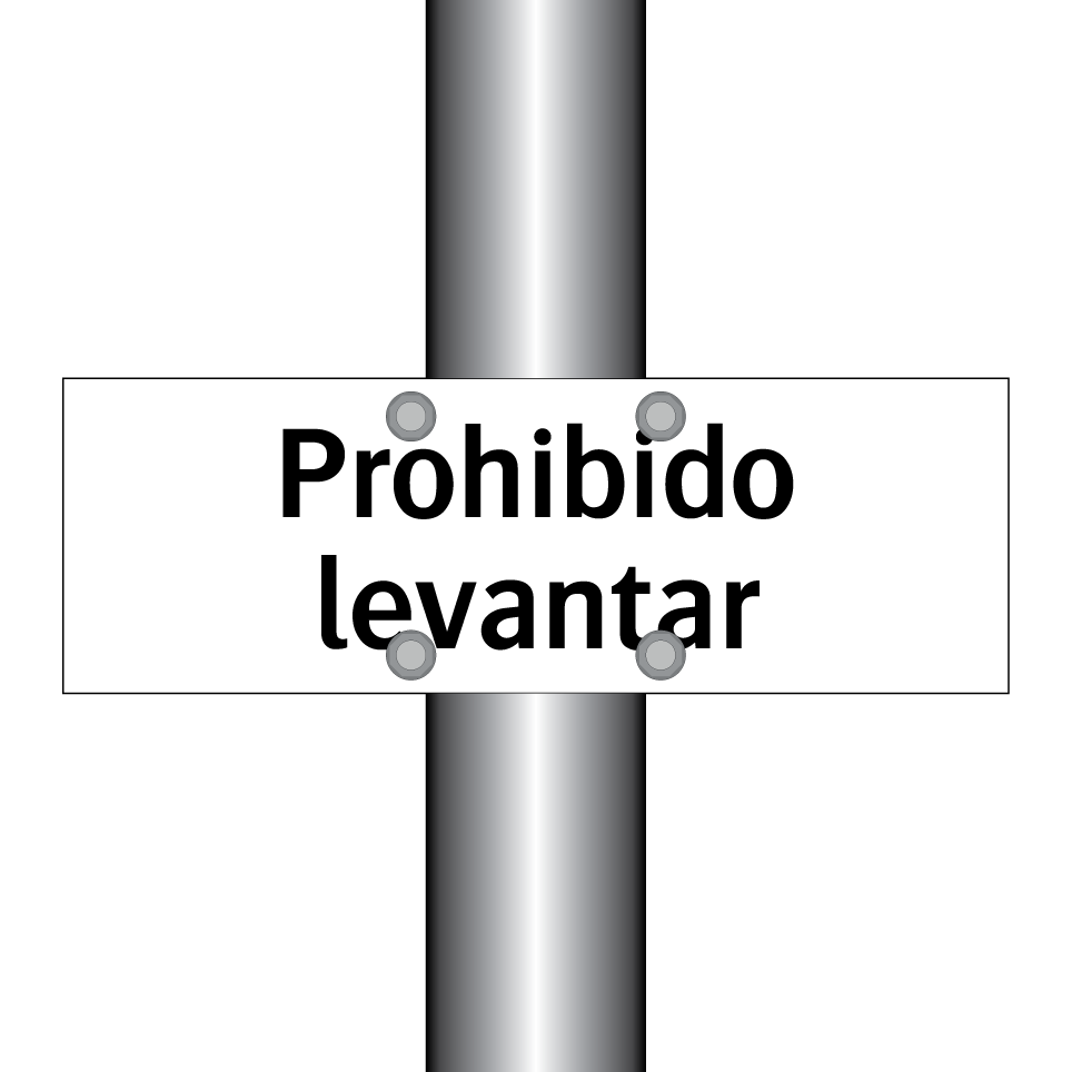 Prohibido levantar