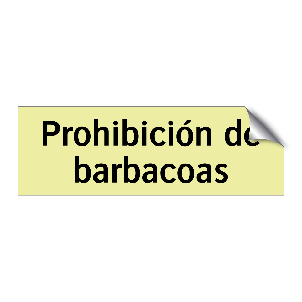 Prohibición de barbacoas