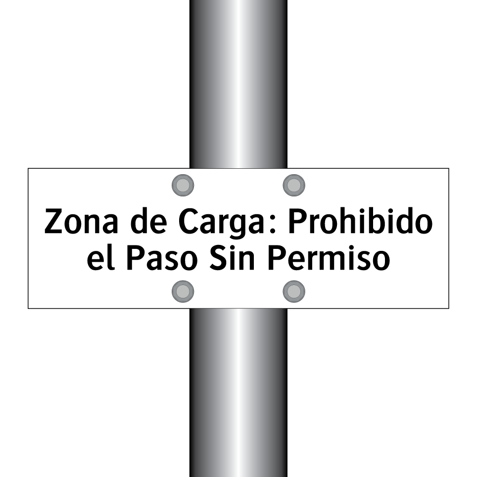 Zona de Carga: Prohibido el Paso Sin Permiso