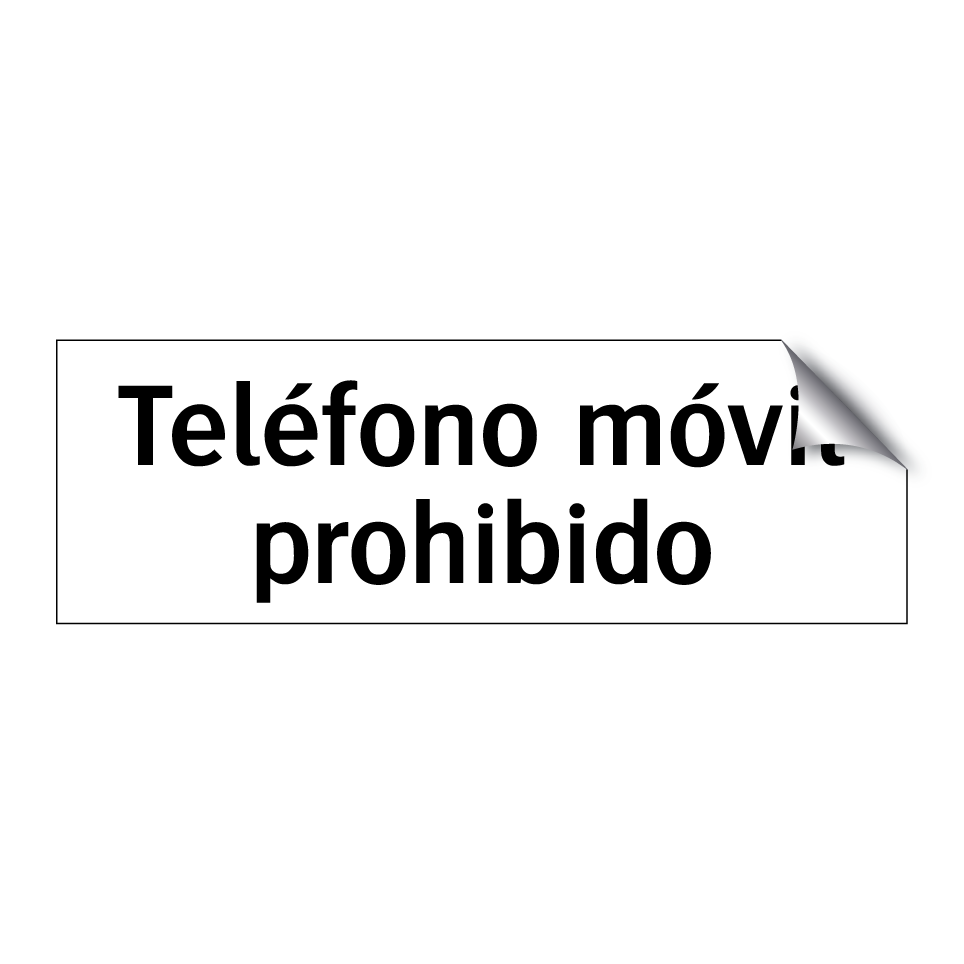 Teléfono móvil prohibido
