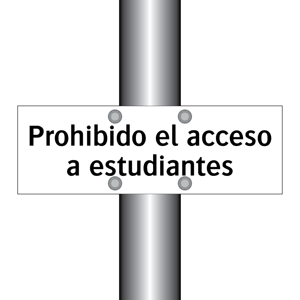 Prohibido el acceso a estudiantes