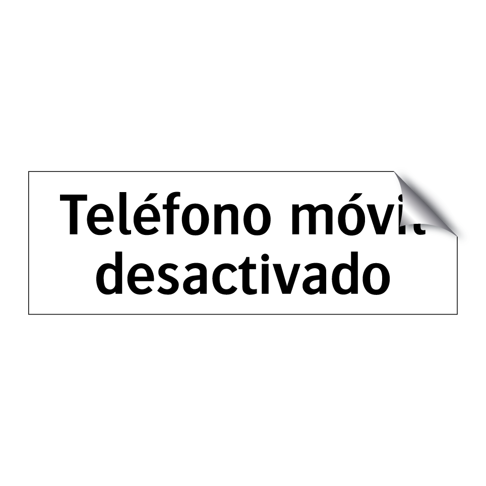Teléfono móvil desactivado