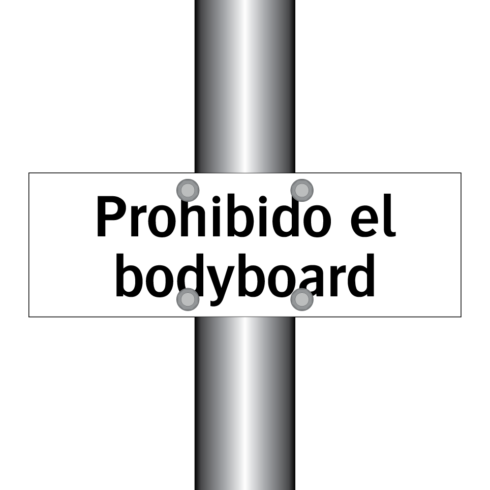 Prohibido el bodyboard