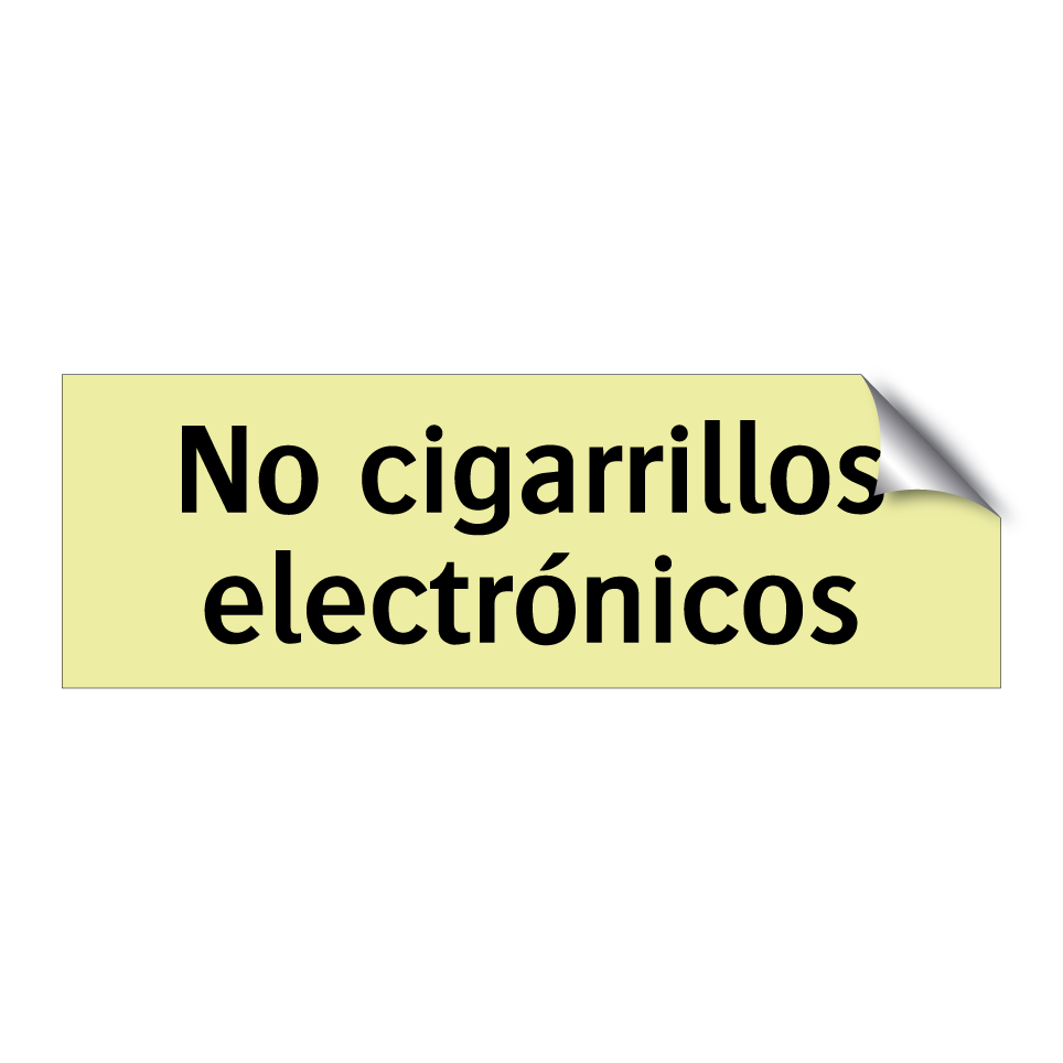 No cigarrillos electrónicos