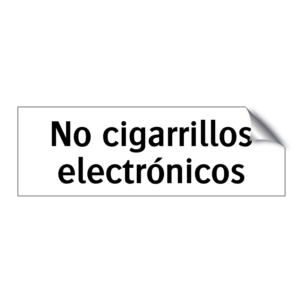 No cigarrillos electrónicos