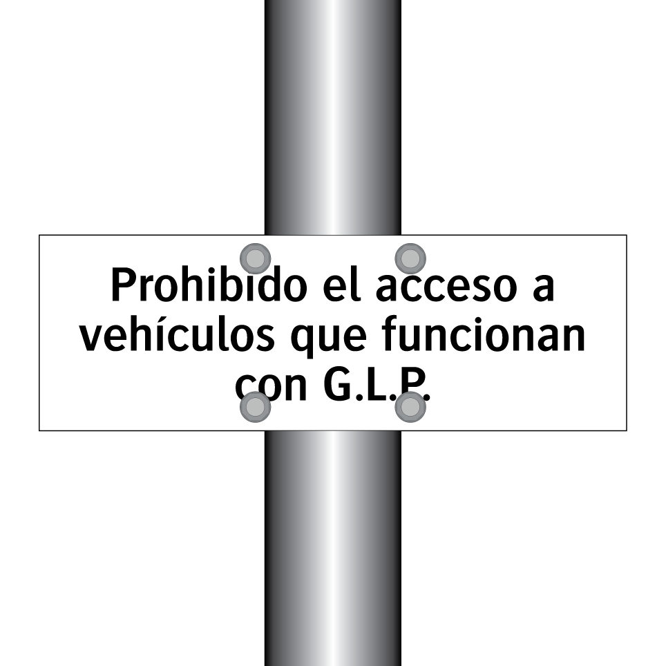 Prohibido el acceso a vehículos que funcionan con G.L.P.