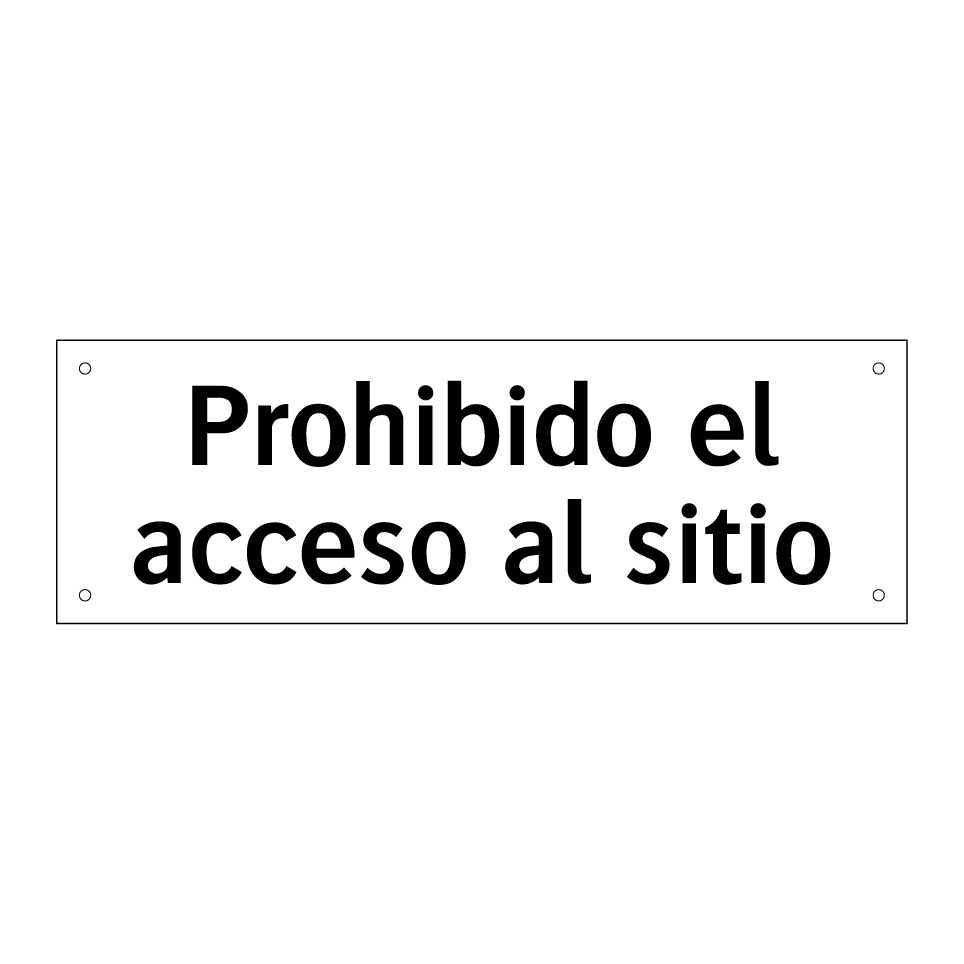 Prohibido el acceso al sitio
