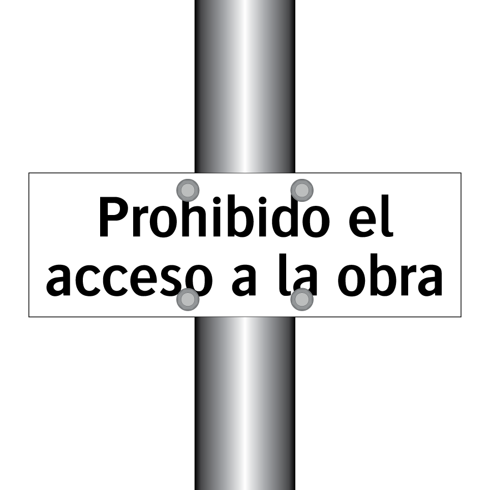 Prohibido el acceso a la obra