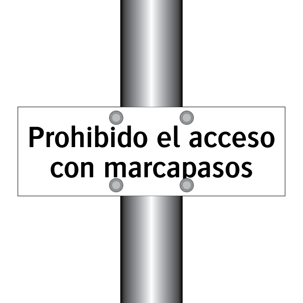Prohibido el acceso con marcapasos