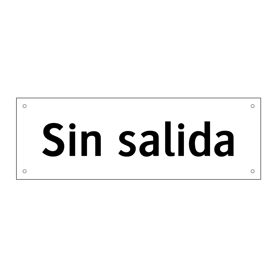 Sin salida