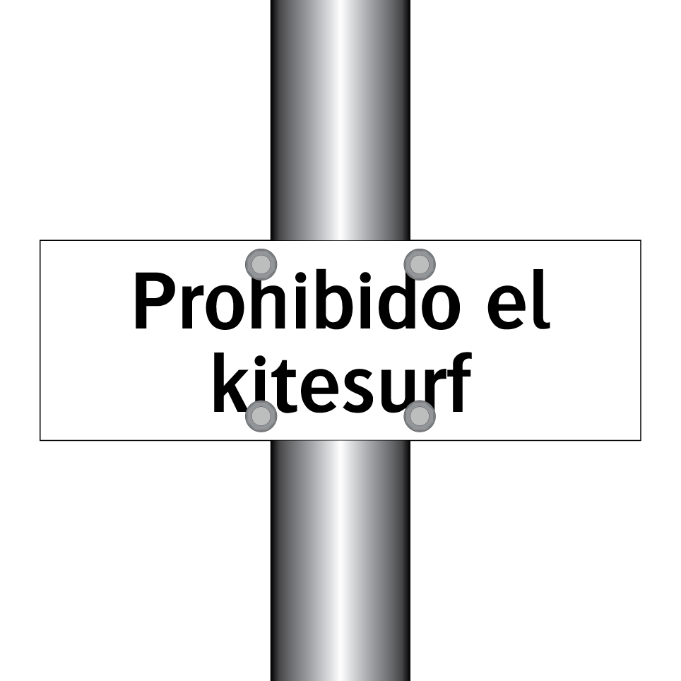 Prohibido el kitesurf
