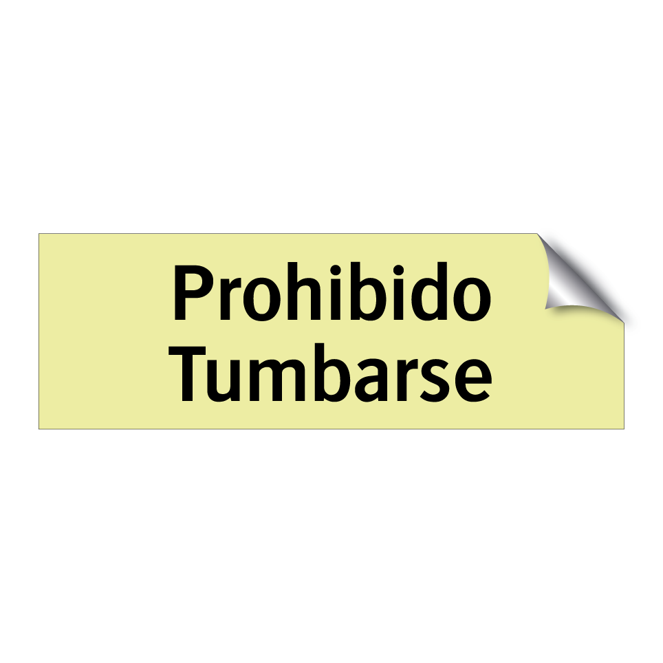 Prohibido Tumbarse