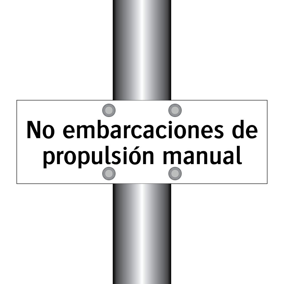 No embarcaciones de propulsión manual