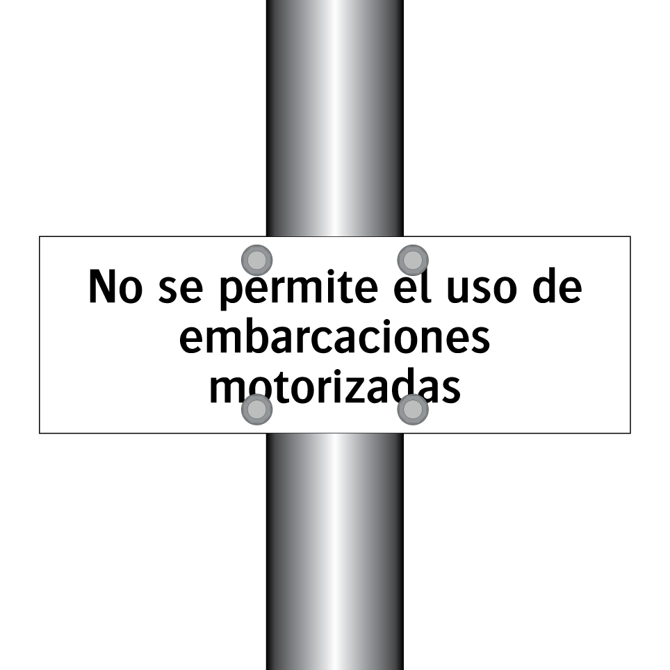 No se permite el uso de embarcaciones motorizadas