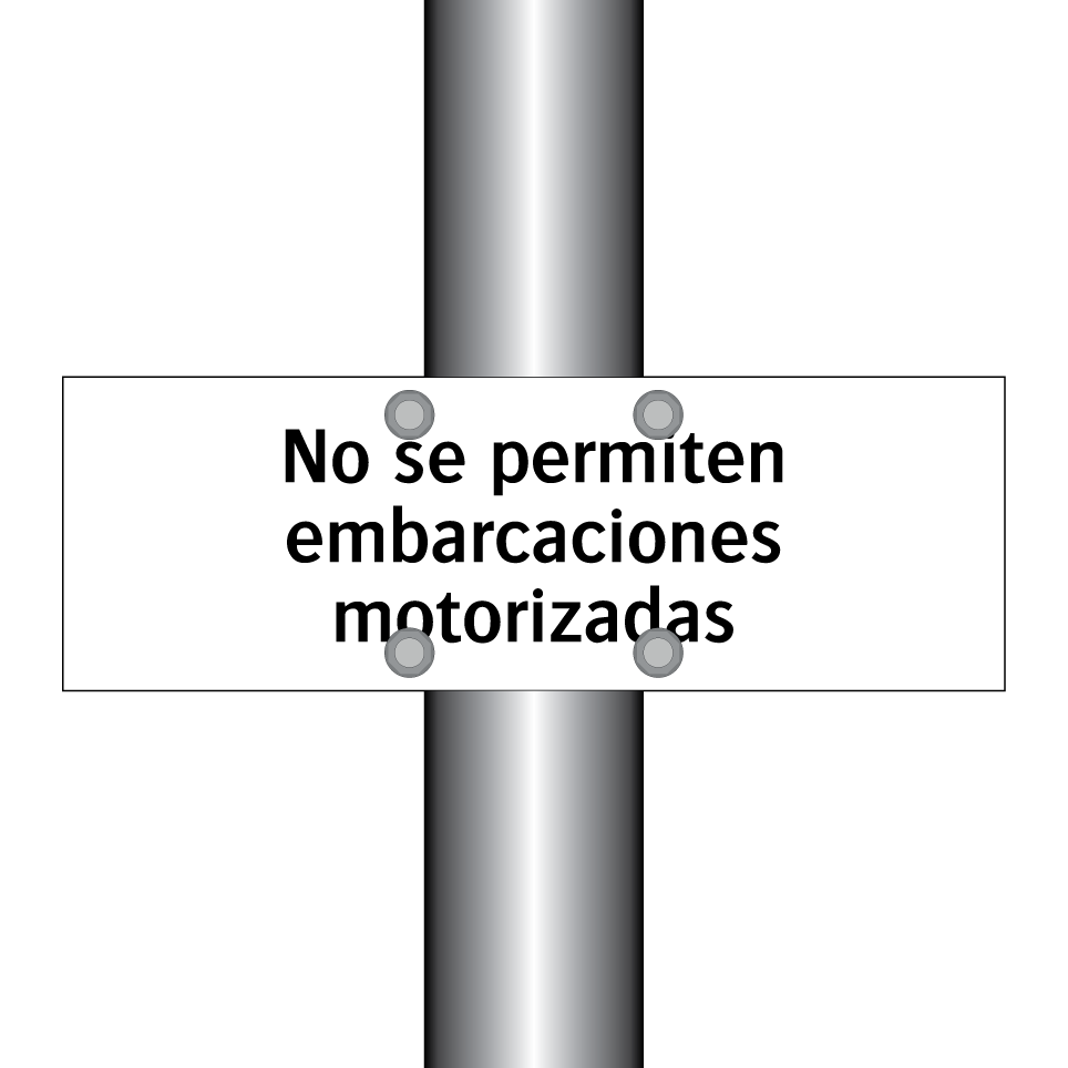 No se permiten embarcaciones motorizadas