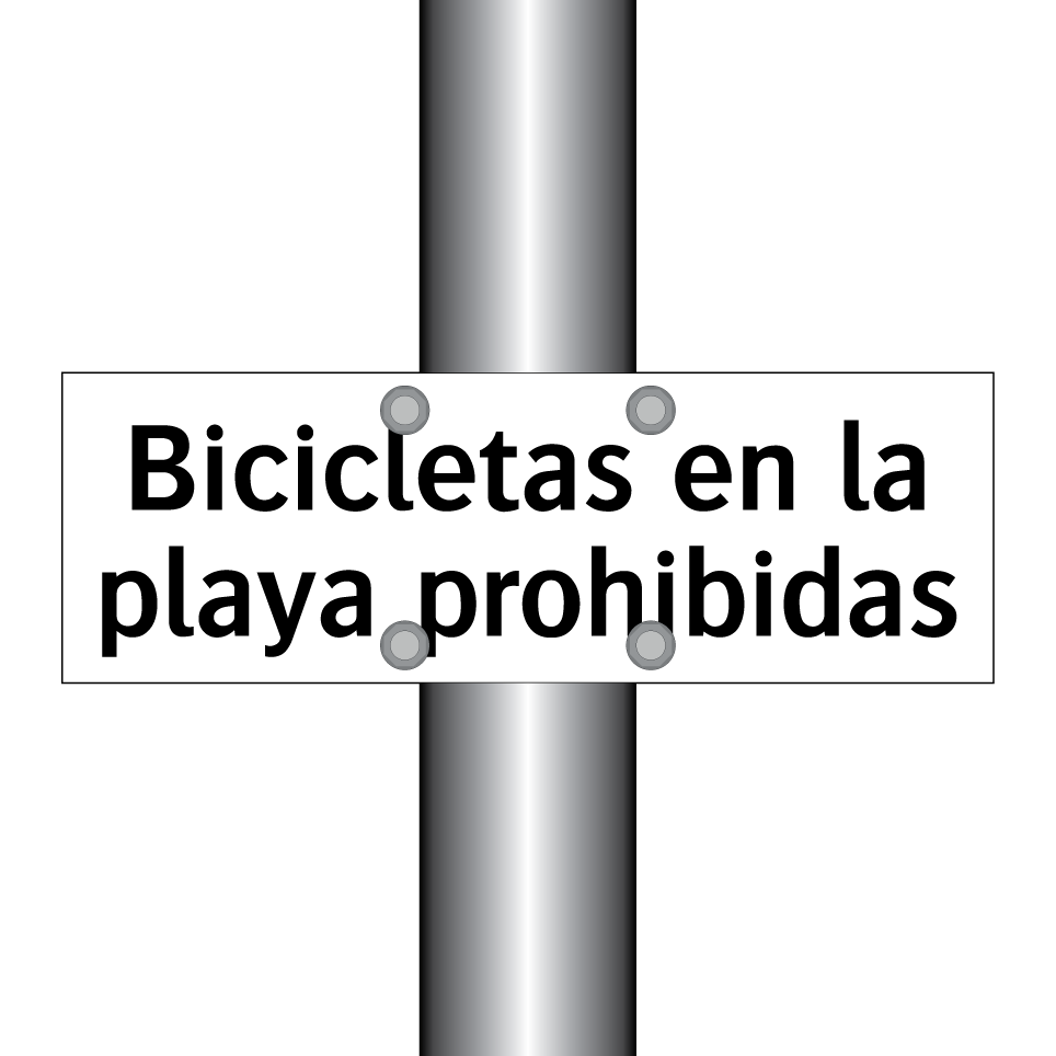Bicicletas en la playa prohibidas