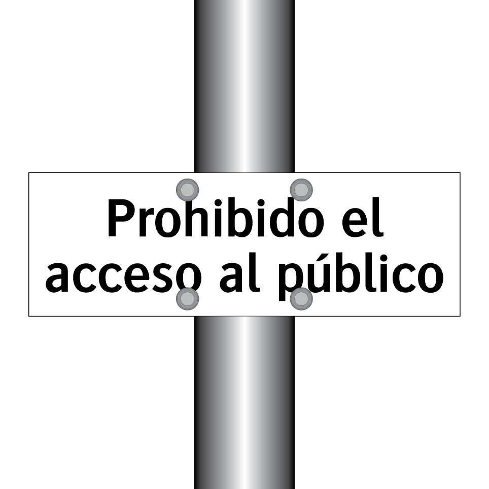 Prohibido el acceso al público