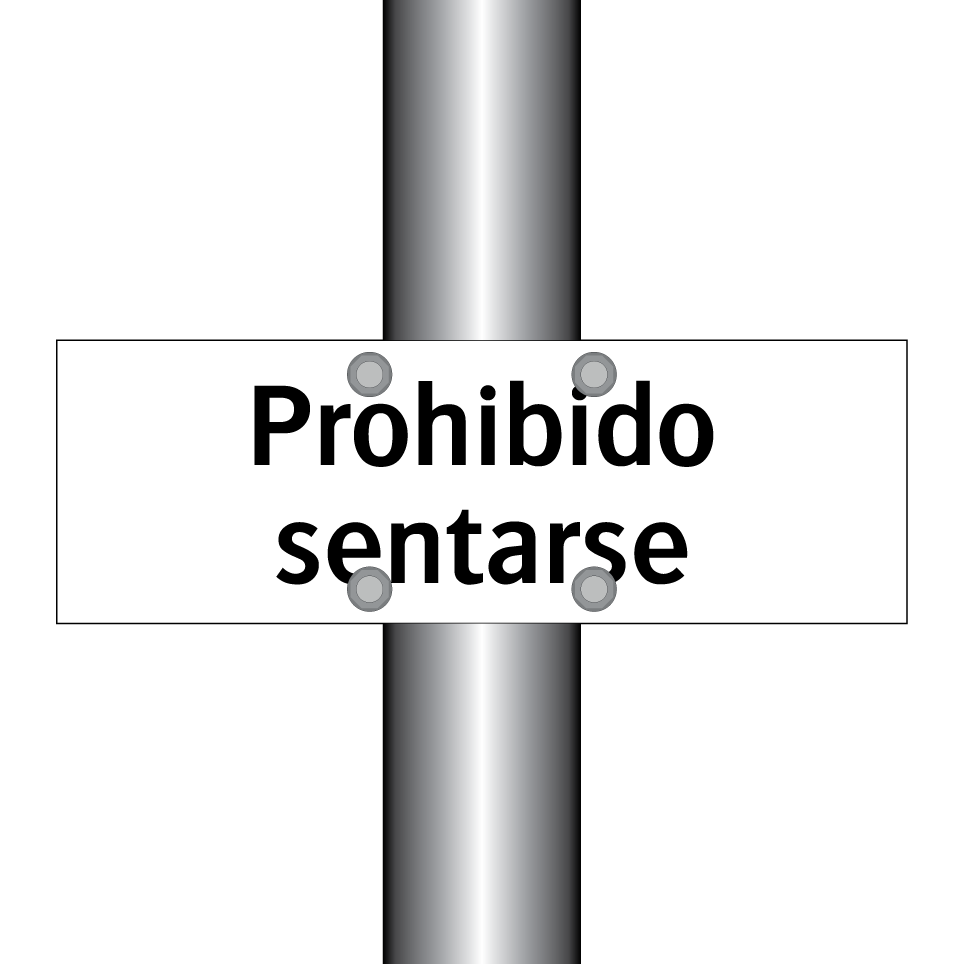 Prohibido sentarse