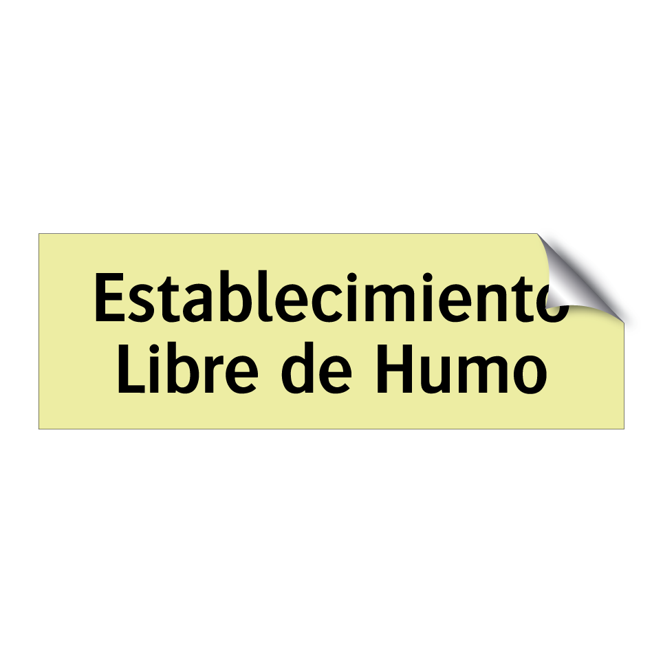 Establecimiento Libre de Humo