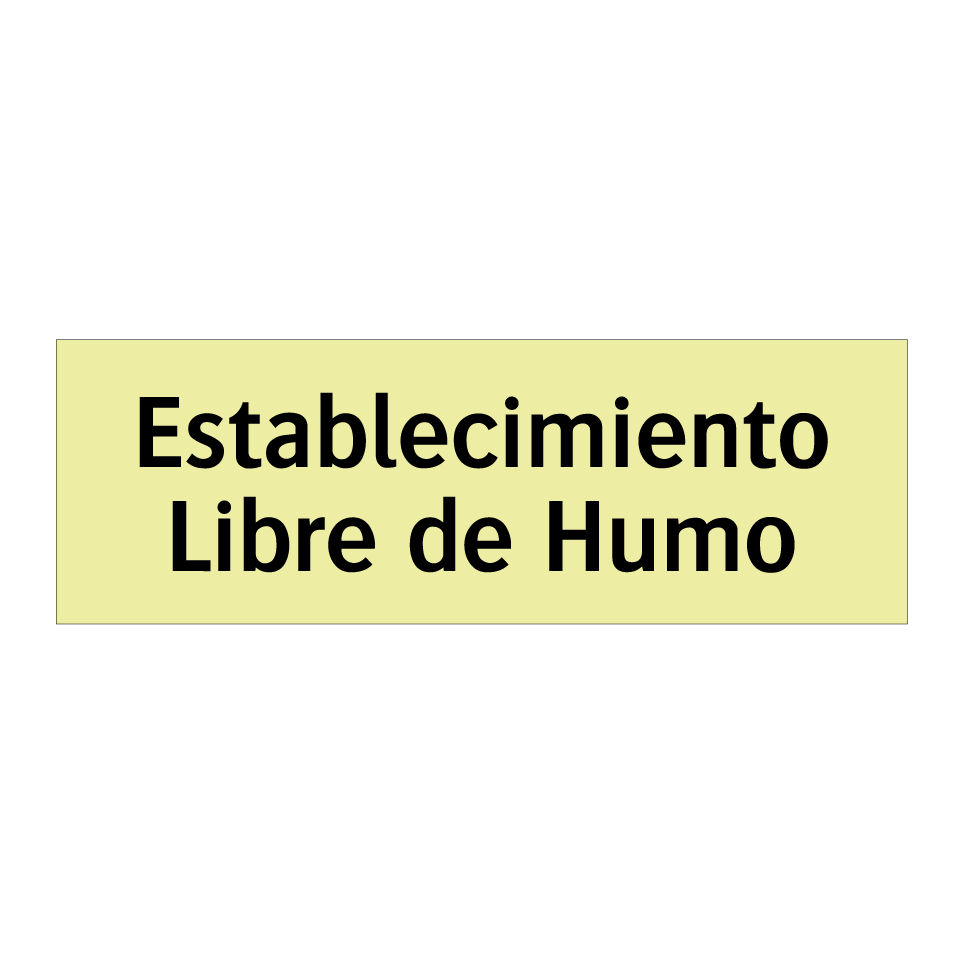 Establecimiento Libre de Humo