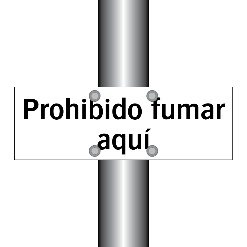 Prohibido fumar aquí
