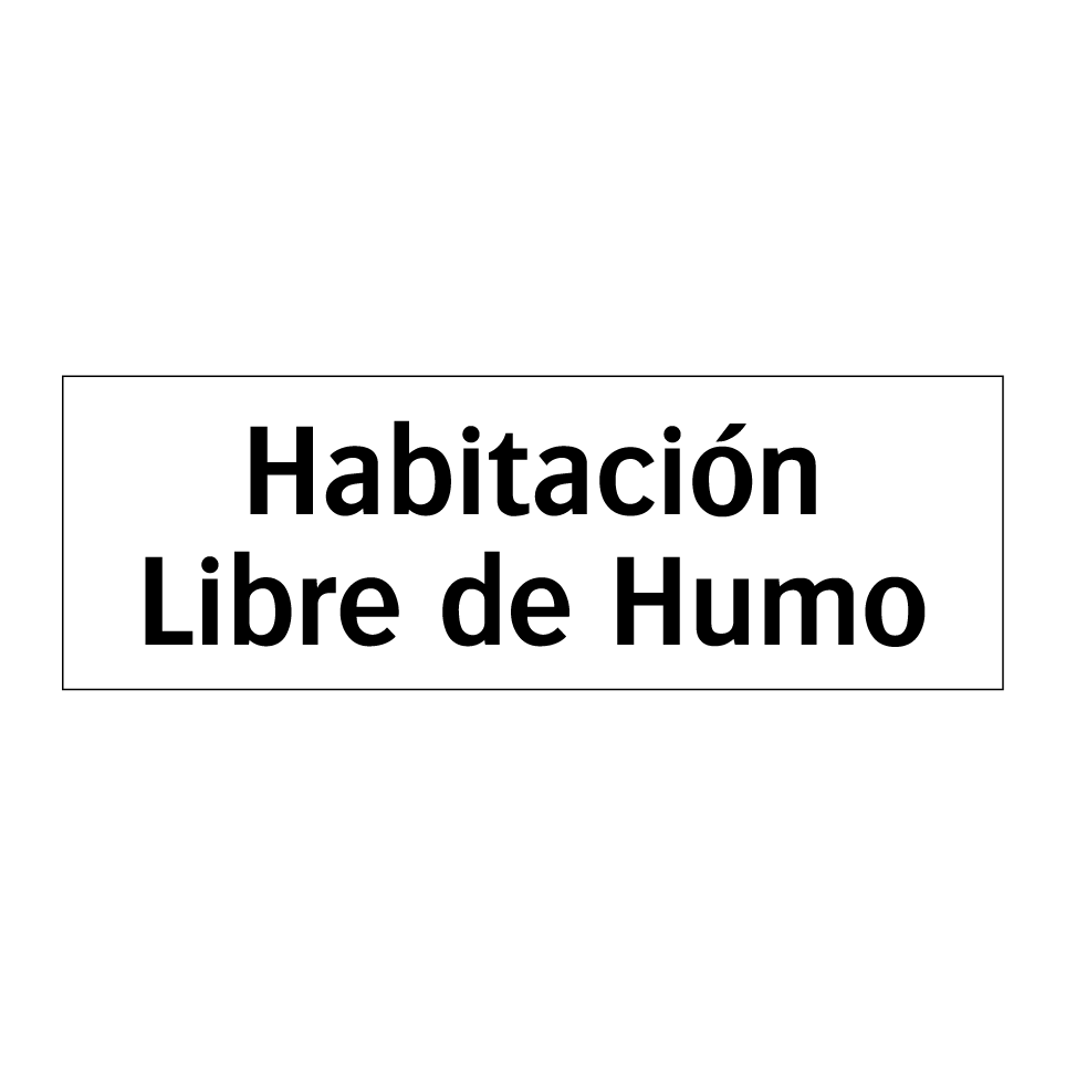 Habitación Libre de Humo