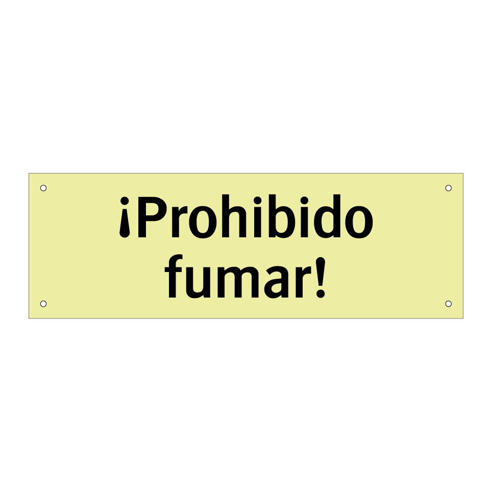 ¡Prohibido fumar!