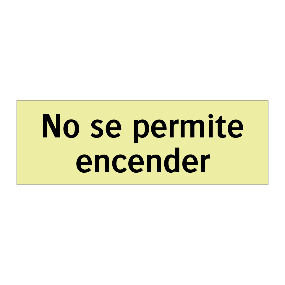 No se permite encender