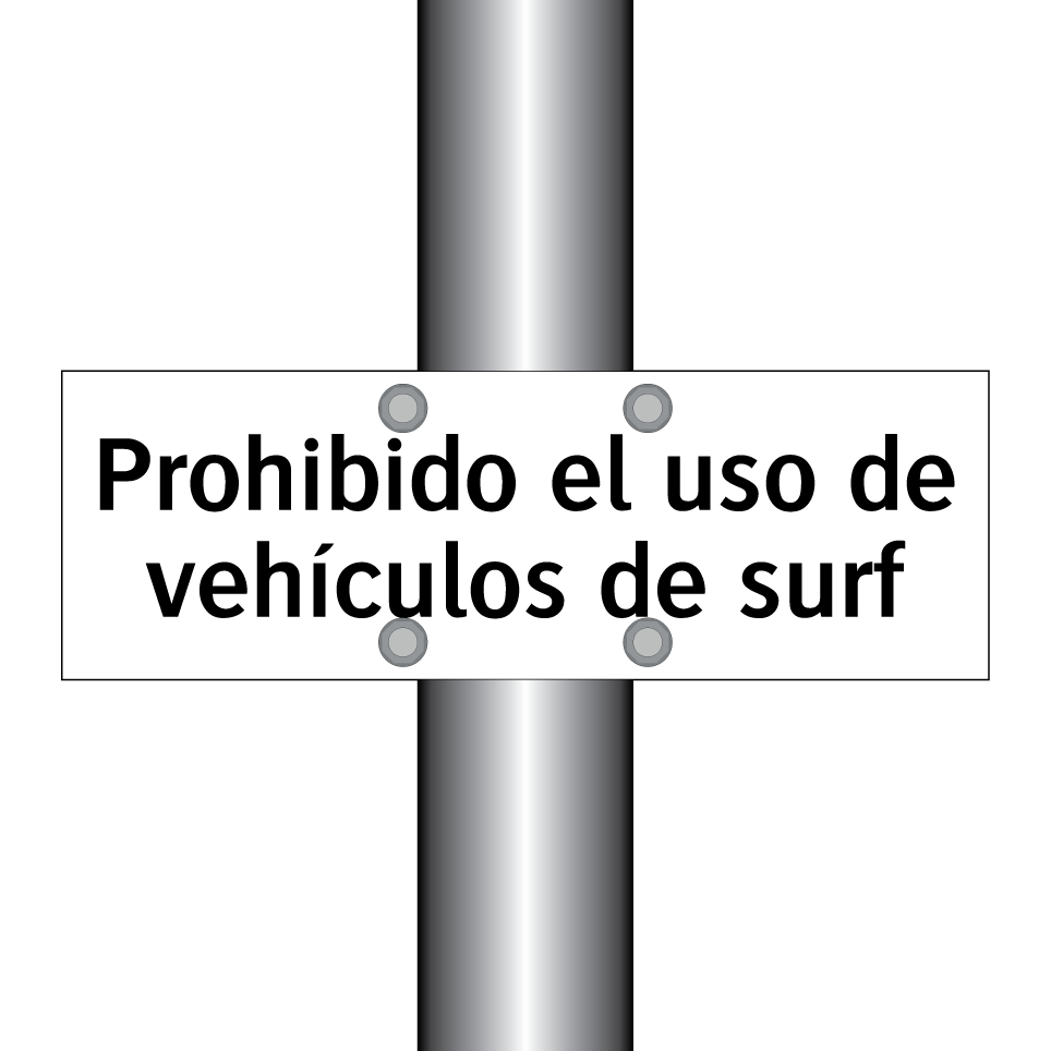 Prohibido el uso de vehículos de surf