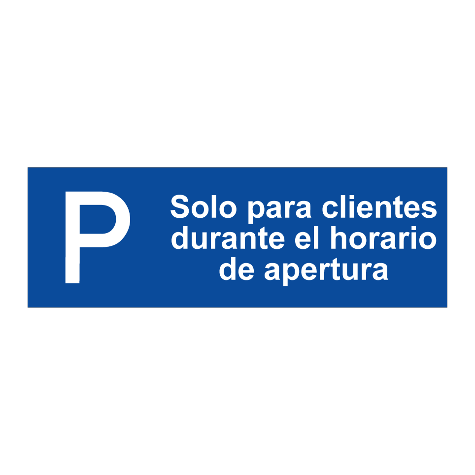 Solo para clientes durante el horario de apertura