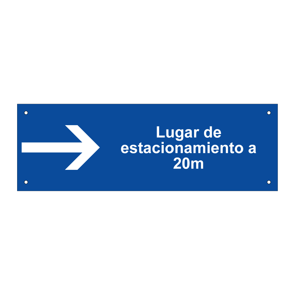 Lugar de estacionamiento a 20m