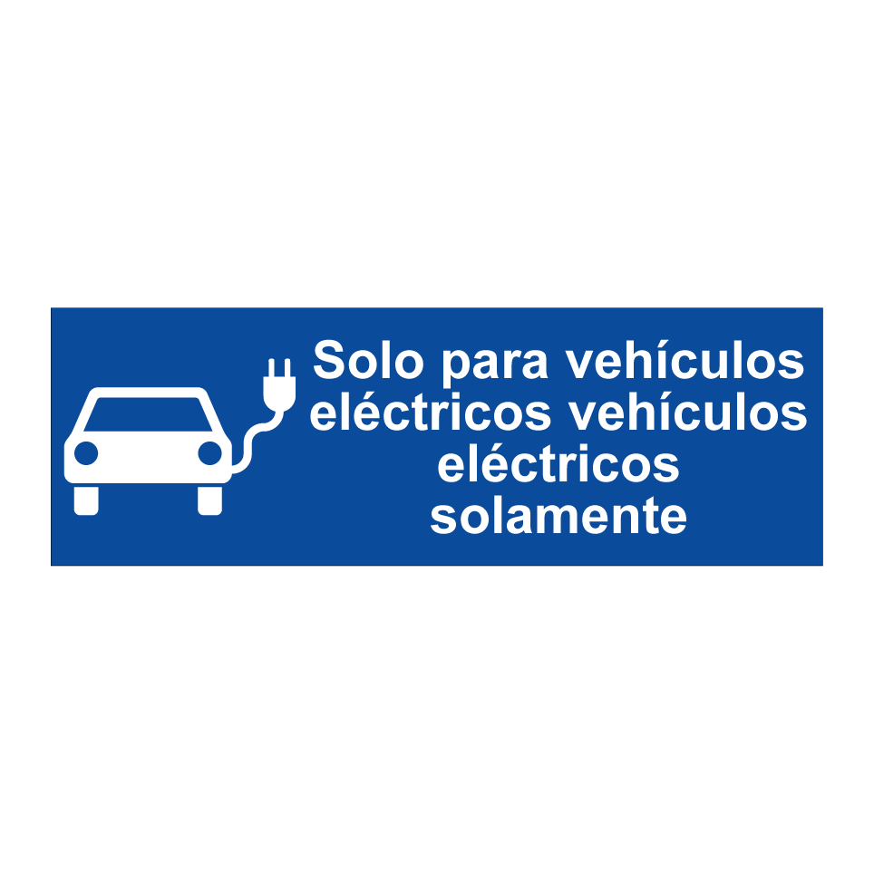 Solo para vehículos eléctricos vehículos eléctricos solamente