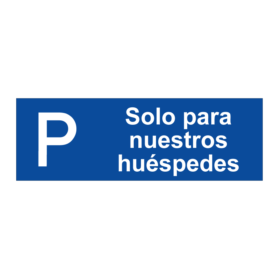 Solo para nuestros huéspedes