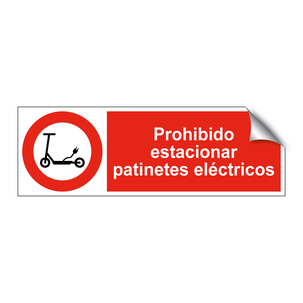 Prohibido estacionar patinetes eléctricos
