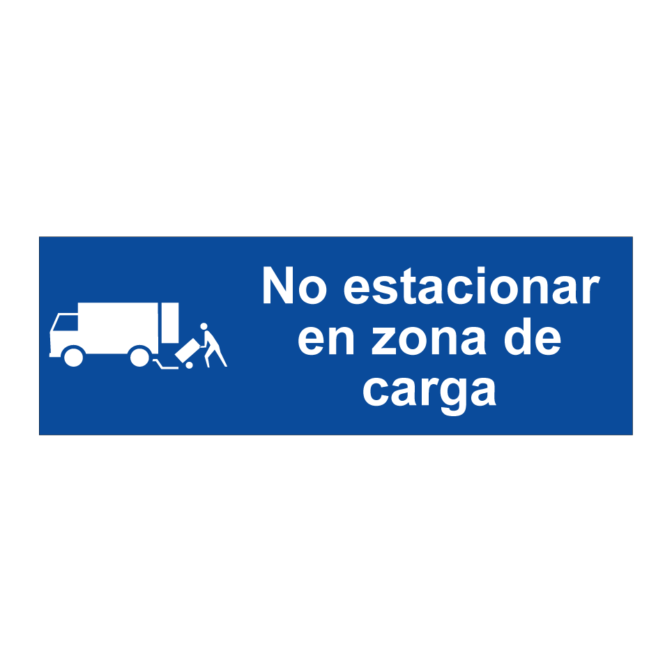 No estacionar en zona de carga