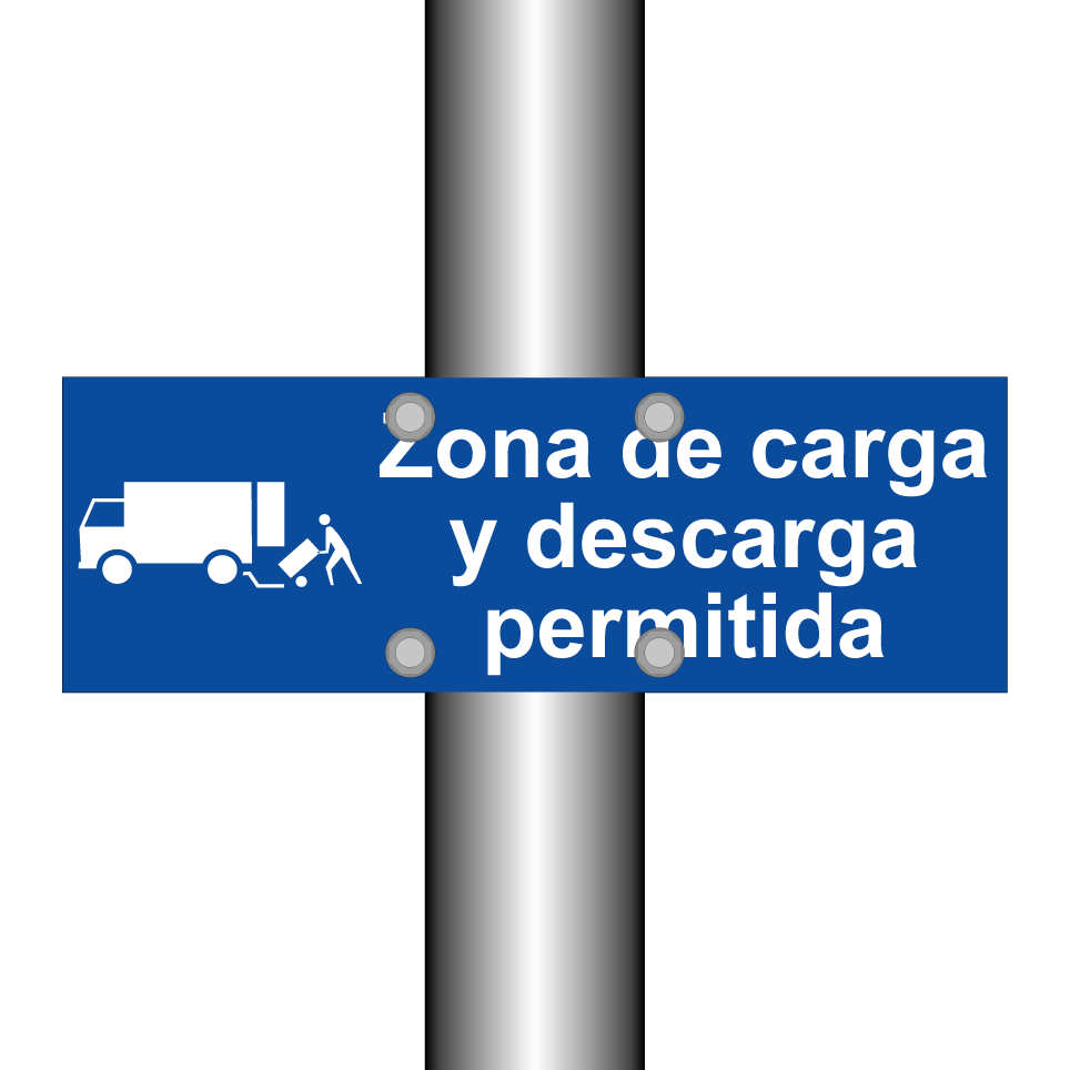 Zona de carga y descarga permitida