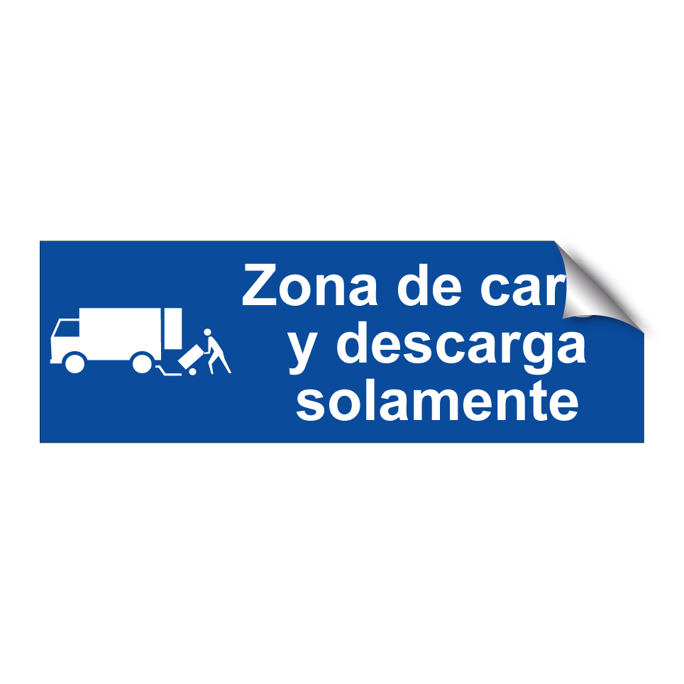 Zona de carga y descarga solamente