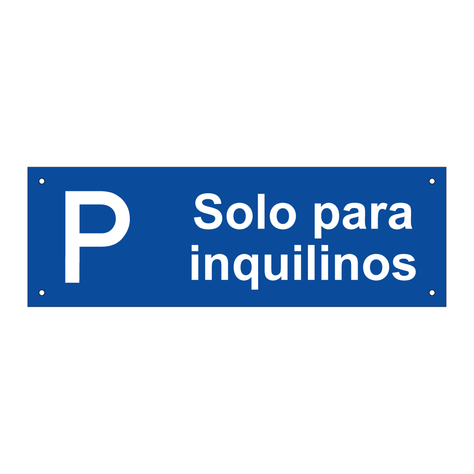 Solo para inquilinos