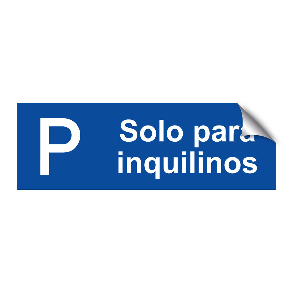 Solo para inquilinos