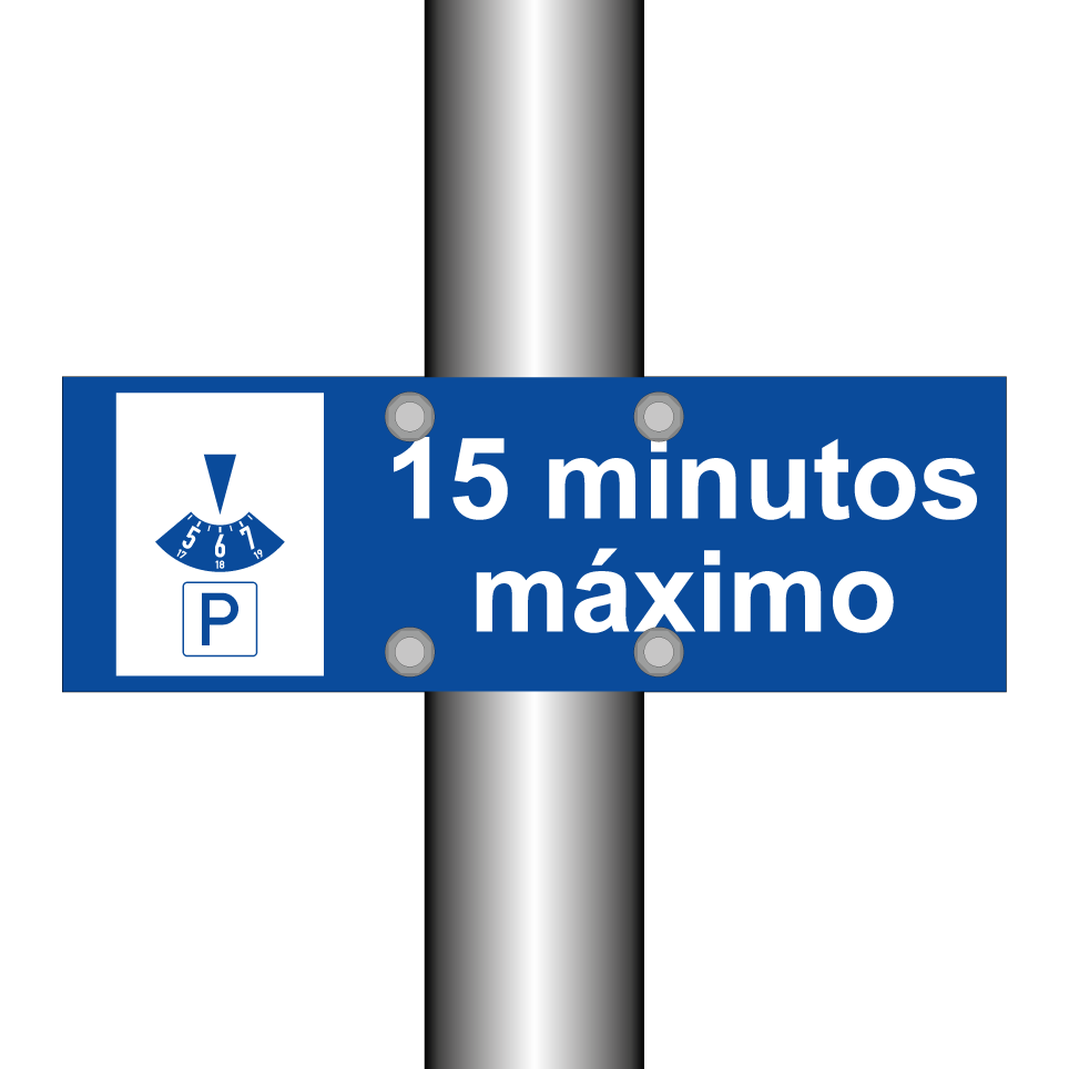 15 minutos máximo