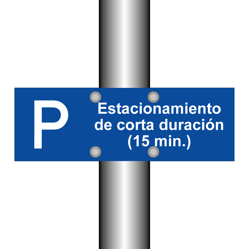 Estacionamiento de corta duración (15 min.)